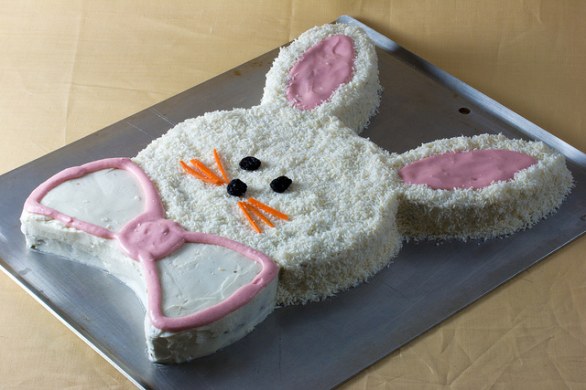 torta decorata coniglio